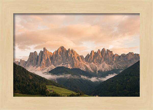 Mountain Vista At Dawn