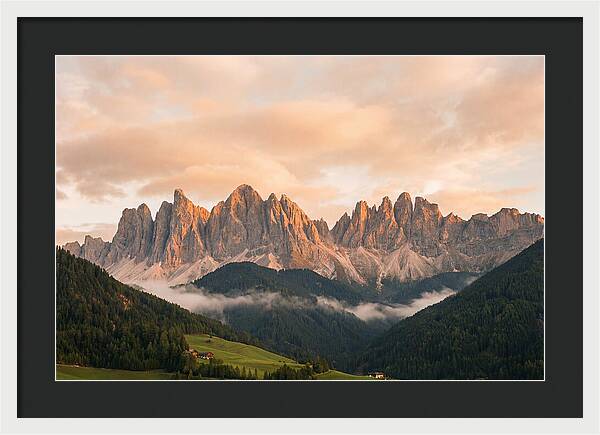 Mountain Vista At Dawn
