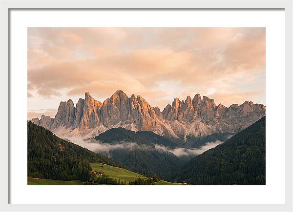 Mountain Vista At Dawn