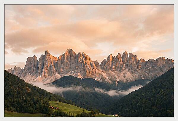 Mountain Vista At Dawn