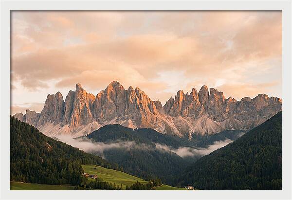 Mountain Vista At Dawn