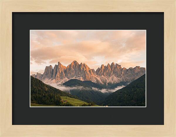 Mountain Vista At Dawn