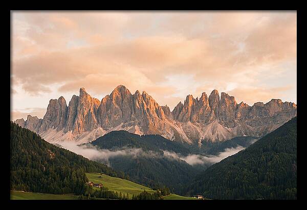 Mountain Vista At Dawn