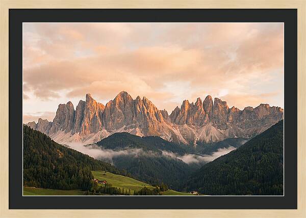 Mountain Vista At Dawn