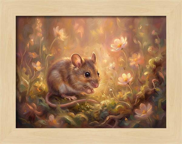 Mouse Among Blossoms