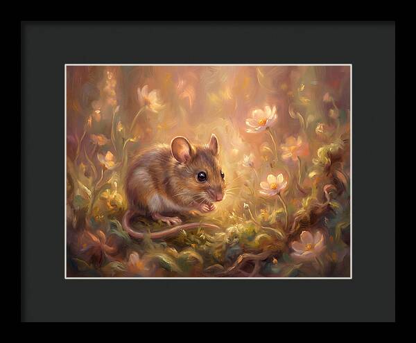 Mouse Among Blossoms