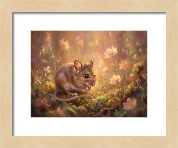 Mouse Among Blossoms