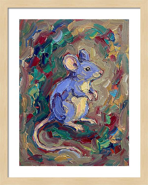 Mouse In Expressionist Style
