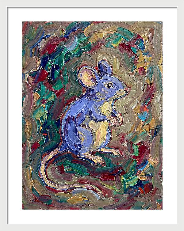 Mouse In Expressionist Style