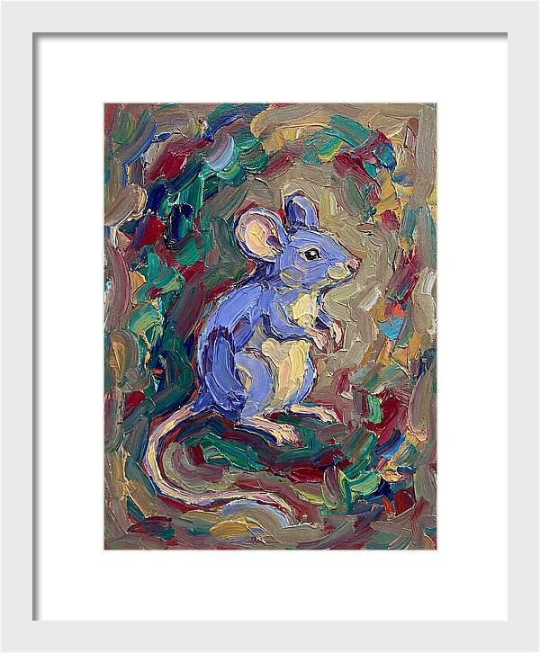 Mouse In Expressionist Style