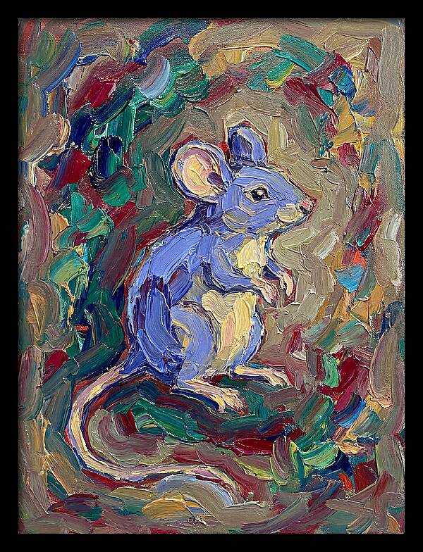 Mouse In Expressionist Style