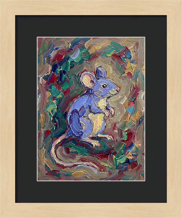 Mouse In Expressionist Style