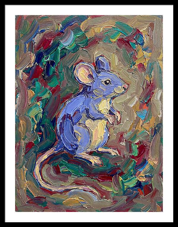 Mouse In Expressionist Style