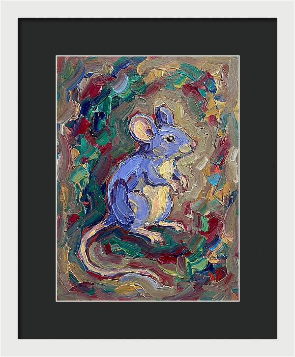 Mouse In Expressionist Style