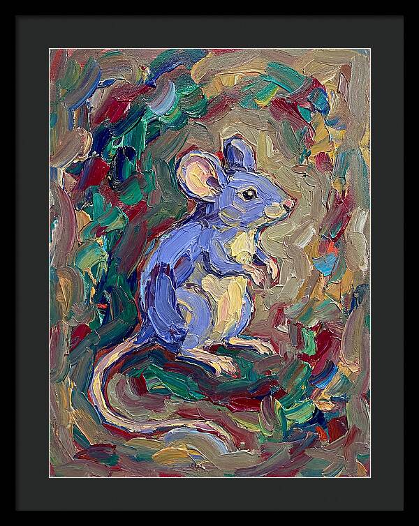 Mouse In Expressionist Style