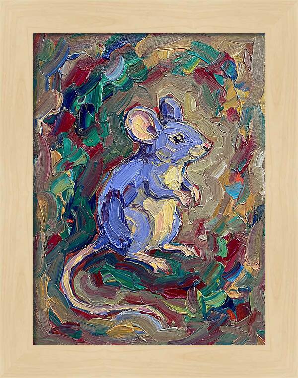 Mouse In Expressionist Style