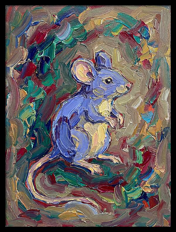 Mouse In Expressionist Style