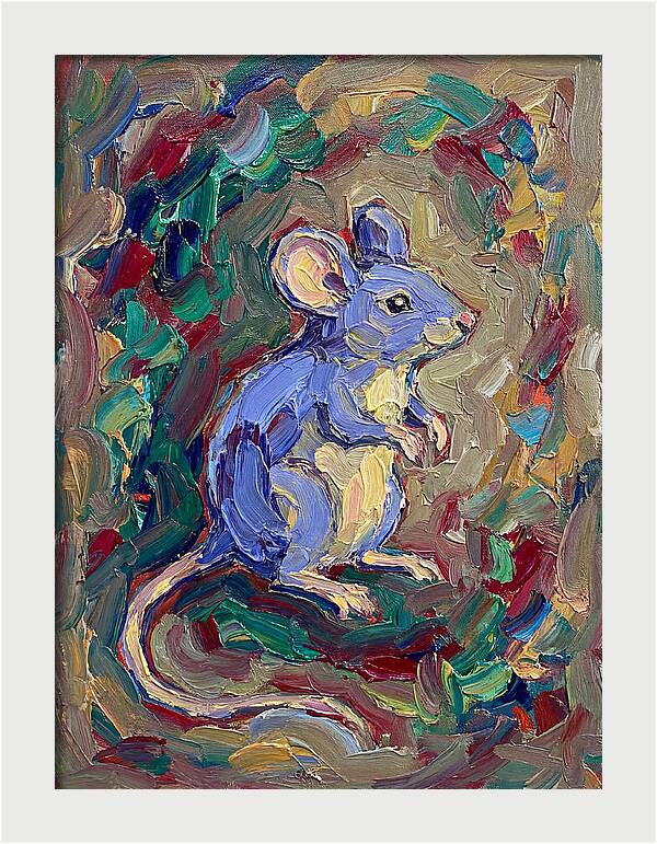 Mouse In Expressionist Style