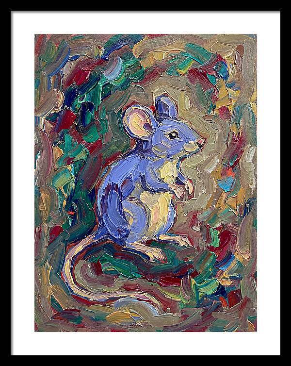 Mouse In Expressionist Style