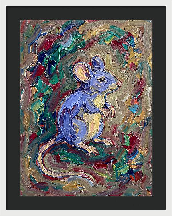 Mouse In Expressionist Style