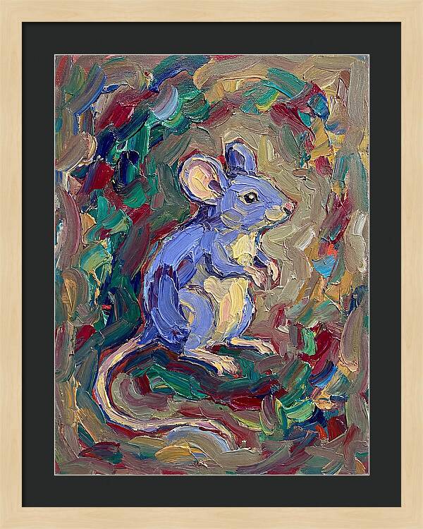 Mouse In Expressionist Style
