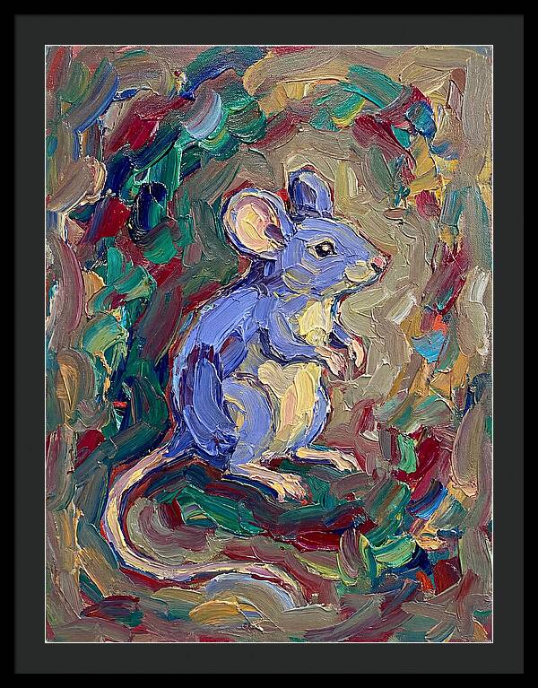 Mouse In Expressionist Style