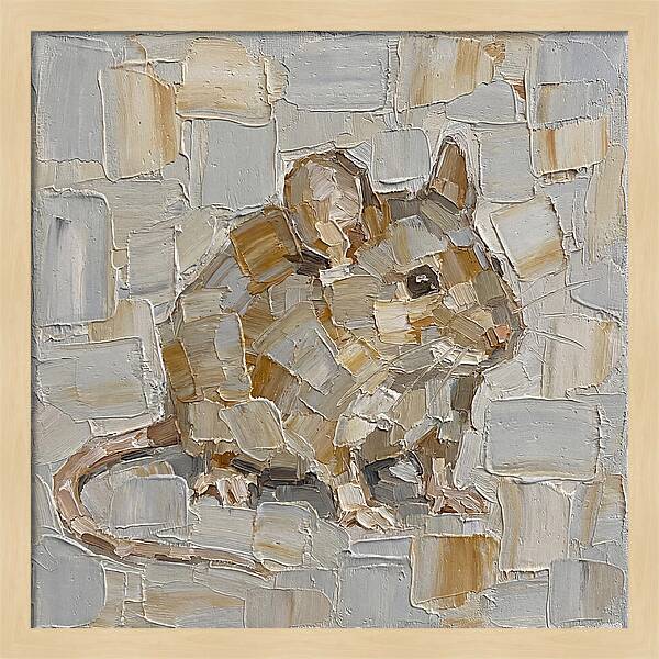 Mouse In Palette Knife Style