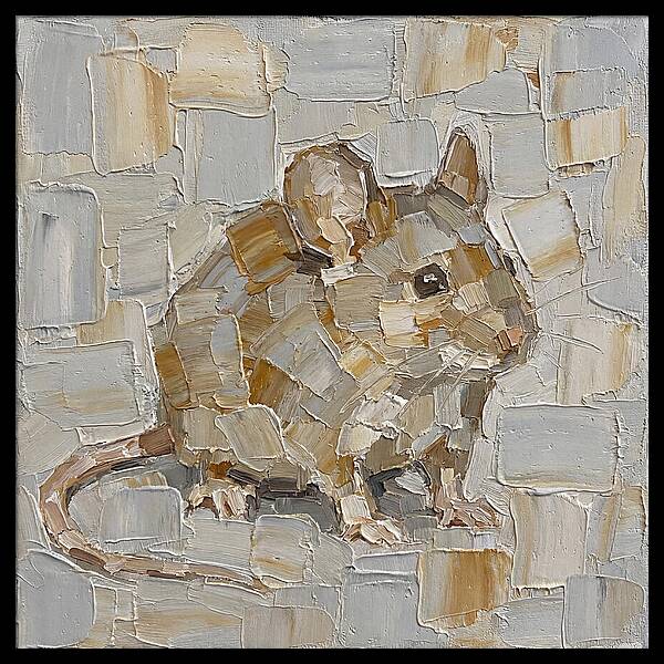 Mouse In Palette Knife Style