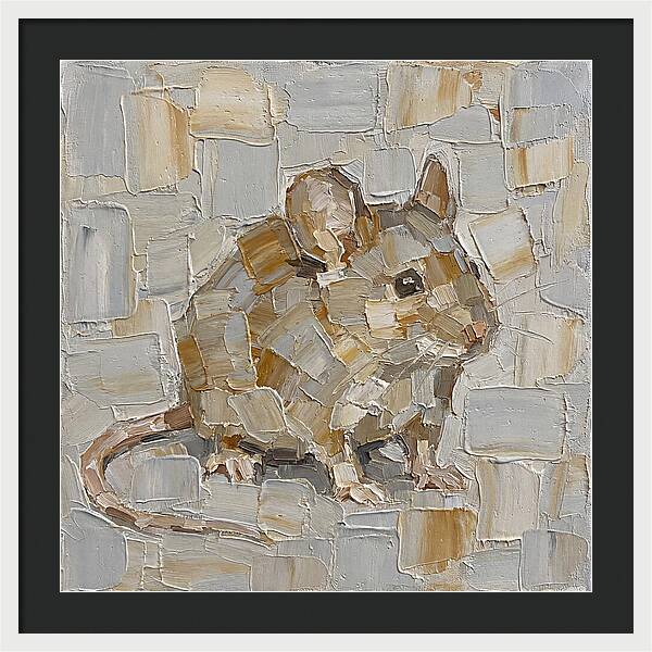 Mouse In Palette Knife Style