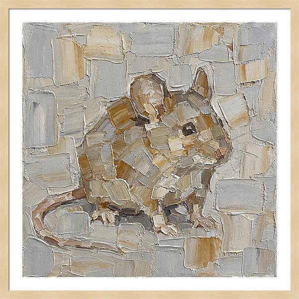 Mouse In Palette Knife Style