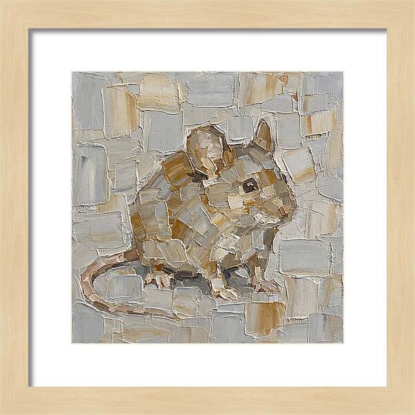 Mouse In Palette Knife Style