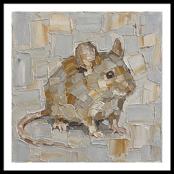 Mouse In Palette Knife Style