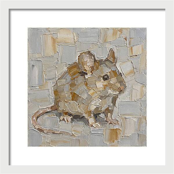 Mouse In Palette Knife Style