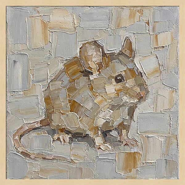 Mouse In Palette Knife Style