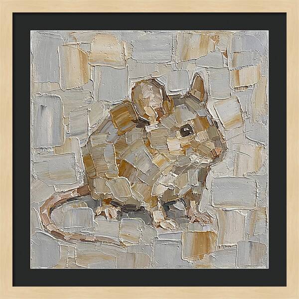 Mouse In Palette Knife Style
