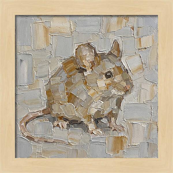 Mouse In Palette Knife Style