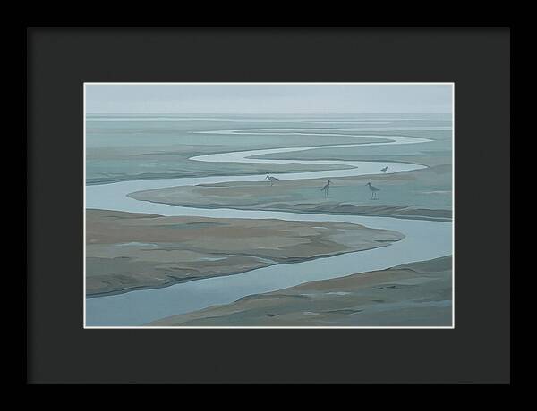 Mudflat Serenity At Low Tide