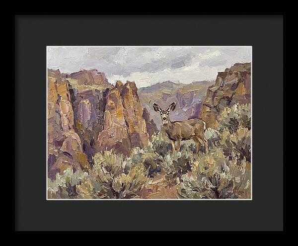 Mule Deer In Majestic Landscape