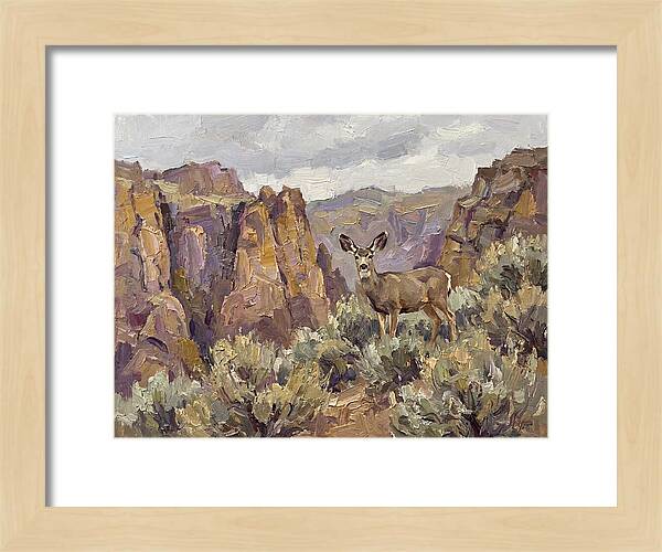 Mule Deer In Majestic Landscape
