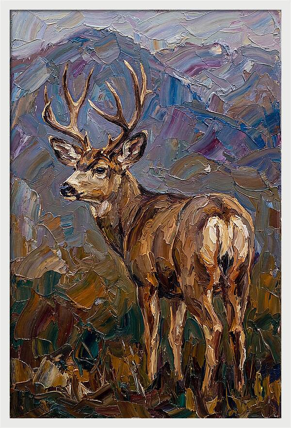 Mule Deer In Nature