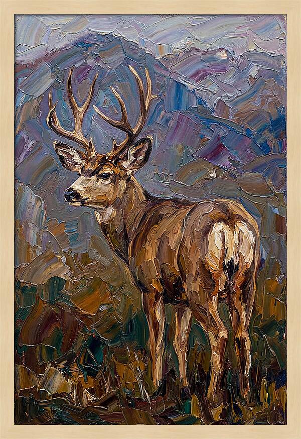 Mule Deer In Nature