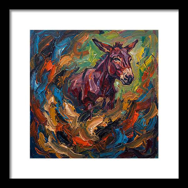 Mule In Expressionist Swirl