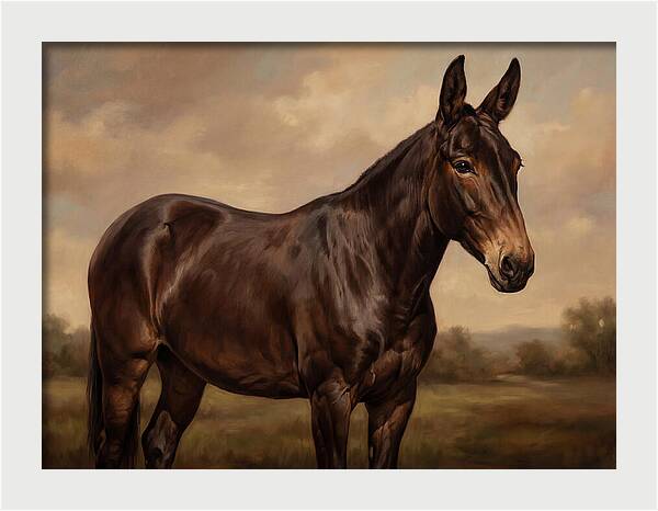 Mule In Majestic Stance