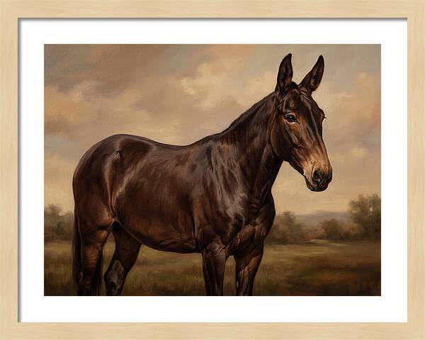 Mule In Majestic Stance