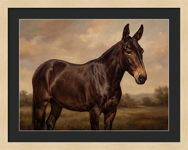 Mule In Majestic Stance