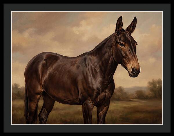 Mule In Majestic Stance