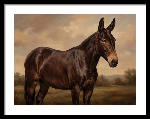 Mule In Majestic Stance