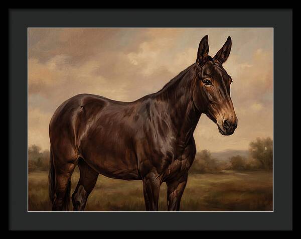 Mule In Majestic Stance