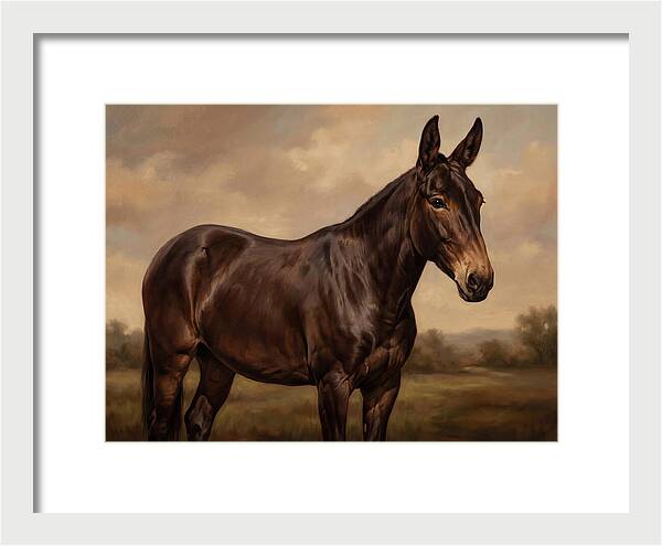 Mule In Majestic Stance