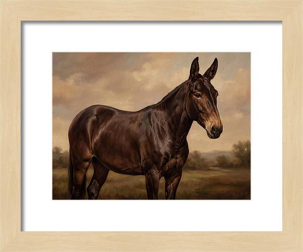 Mule In Majestic Stance